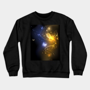 Background with Butterflies Crewneck Sweatshirt